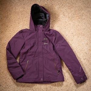 Columbia Abbot Kinney Purple Houndstooth Jacket M